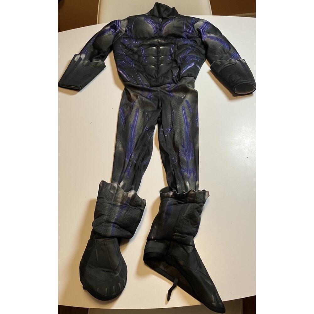 Avengers Black Panther Costume. Padded Muscle. Approx Size Small/3T. Mask.